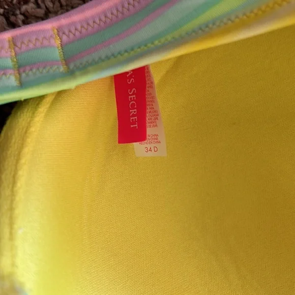 VICTORIAS SECRET bandeau swim top size 34D - Picture 4 of 4